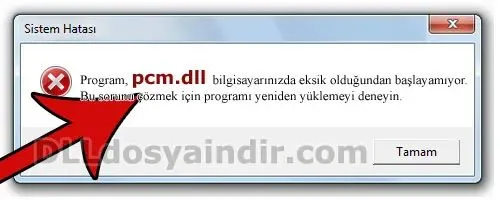 pcm.dll hatası