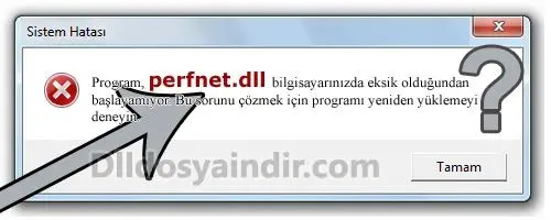 perfnet.dll hatası