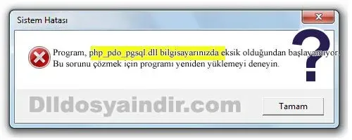php_pdo_pgsql.dll hatası