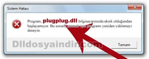 plugplug.dll Hata Görüntüsü