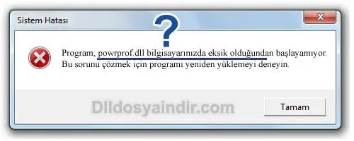 powrprof.dll hatası