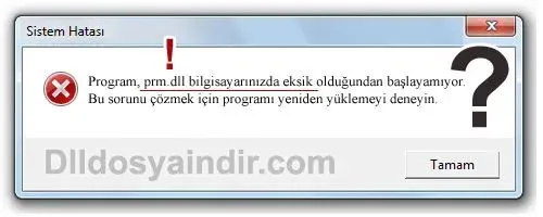 prm.dll hatası