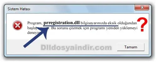 prregistration.dll hatası