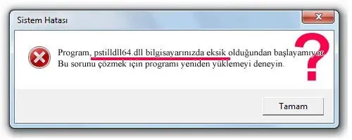 pstilldll64.dll hatası