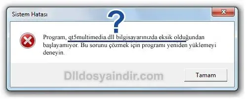 qt5multimedia.dll hatası