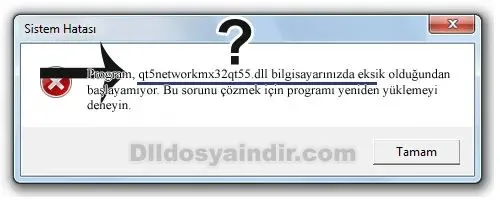qt5networkmx32qt55.dll hatası
