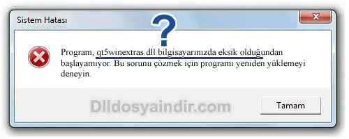 qt5winextras.dll hatası