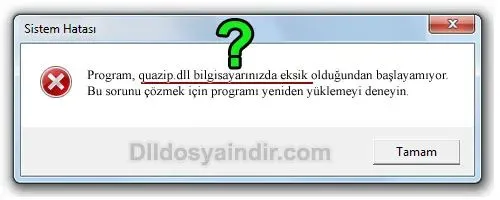 quazip.dll hatası