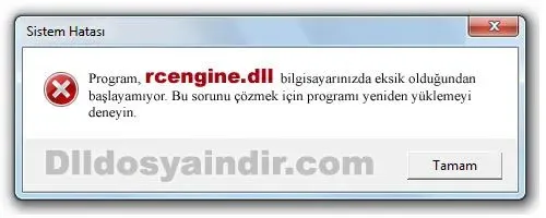 rcengine.dll hatası