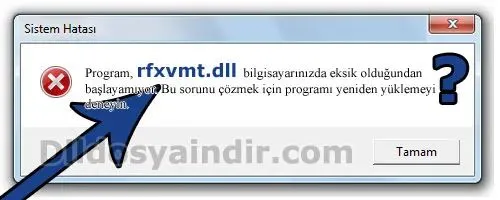 rfxvmt.dll hatası