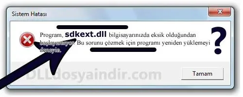 sdkext.dll hatası