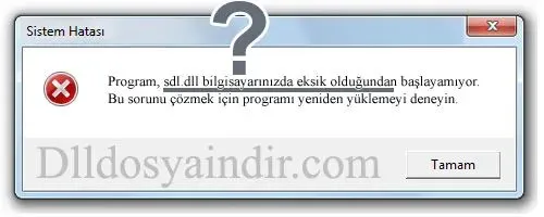 sdl.dll hatası