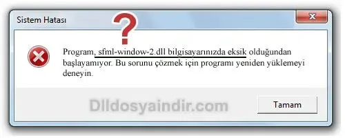 sfml-window-2.dll hatası