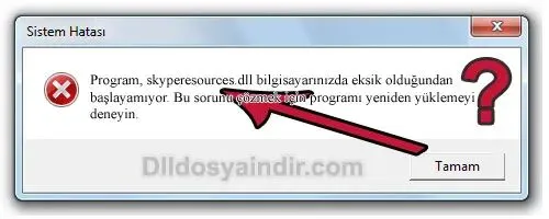 skyperesources.dll hatası