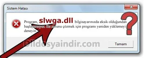 slwga.dll hatası