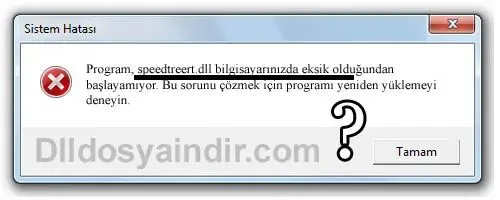 speedtreert.dll Hata Görüntüsü