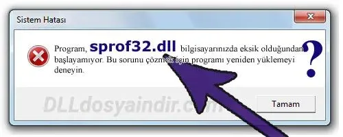 sprof32.dll hatası