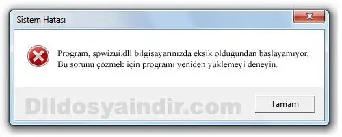 spwizui.dll hatası