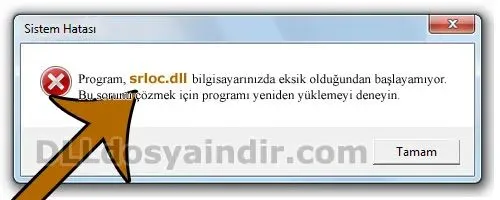 srloc.dll hatası