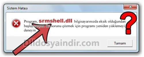 srmshell.dll hatası