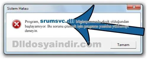 srumsvc.dll hatası