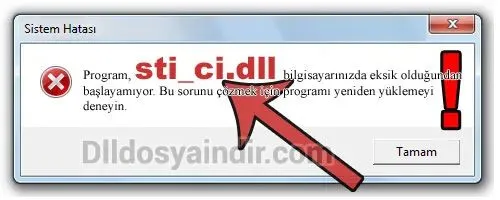 sti_ci.dll hatası