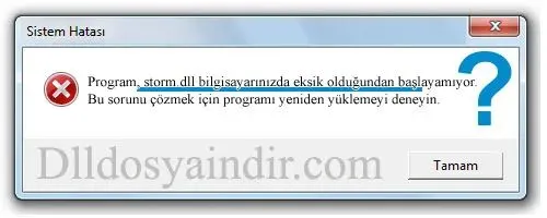 storm.dll hatası
