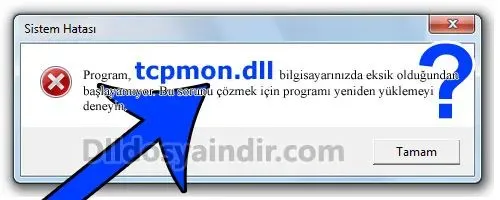tcpmon.dll hatası