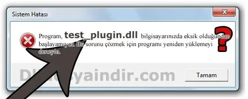 test_plugin.dll hatası