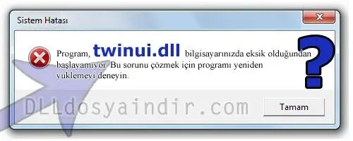 twinui.dll hatası