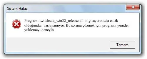 twitchsdk_win32_release.dll hatası