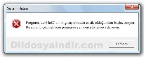 uci64a87.dll hatası
