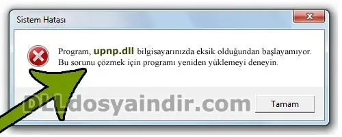 upnp.dll hatası