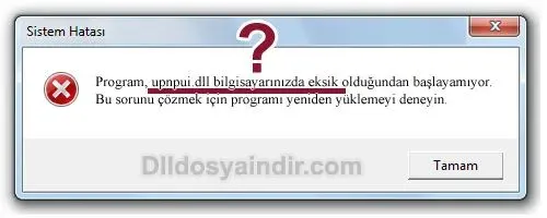 upnpui.dll hatası