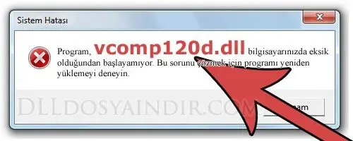 vcomp120d.dll hatası