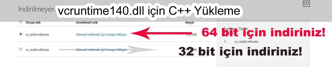 vcruntime140-dll-icin-c-yukleme