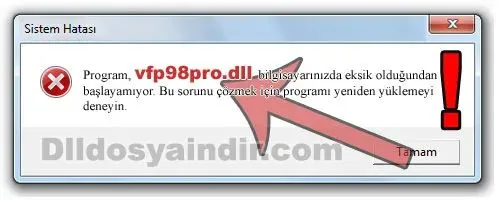 vfp98pro.dll hatası