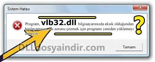 vlb32.dll hatası