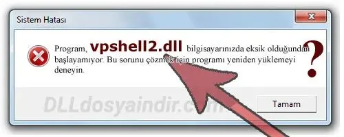vpshell2.dll hatası