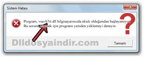 vsavb7rt.dll hatası