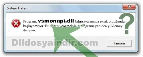 vsmonapi.dll hatası