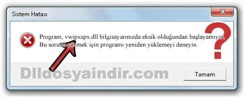 vwipxspx.dll hatası