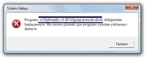 w32pthreads.v4.dll hatası