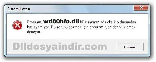 wd80hfo.dll hatası