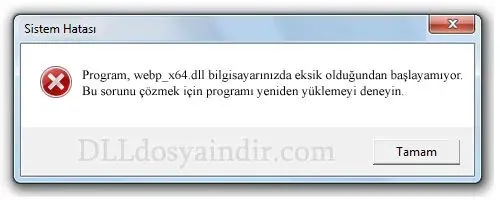 webp_x64.dll hatası
