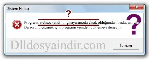 websocket.dll hatası