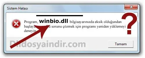 winbio.dll hatası