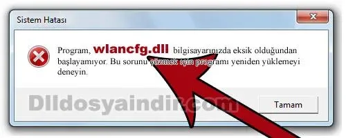 wlancfg.dll hatası
