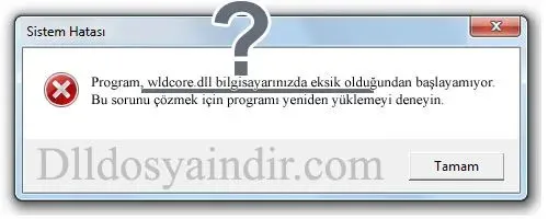 wldcore.dll hatası