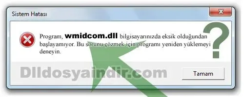 wmidcom.dll hatası